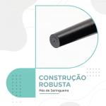 Banco de Pé de Cama Estofado em Linho Sintético com Pés de Madeira Braços e Assento Acolchoado, Verde Claro