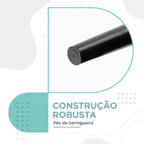 Banco de Pé de Cama Estofado em Linho Sintético com Pés de Madeira Braços e Assento Acolchoado, Verde Claro