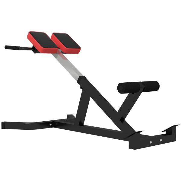 Cadeira Romana para Hiperextensões com Altura e Encosto Reguláveis, 120 kg, para Treino de Abdominais e Costas