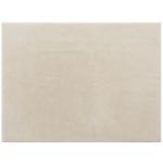 Tapete para Sala de Estar 120x160 cm Tapete Lavável à Máquina Pelo Longo Macio Estilo Moderno Creme