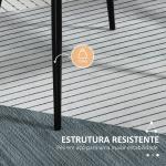 Conjunto de 2 Cadeiras de Sala de Jantar Estofadas em Linho com Encosto e Pés de Metal 59,5x56,5x81 cm Cinza