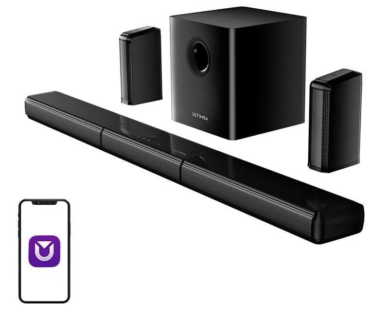 SoundBar + Subwoofer Apollo S70 Ultra 7.1 Canais (Preto) - ULTIMEA