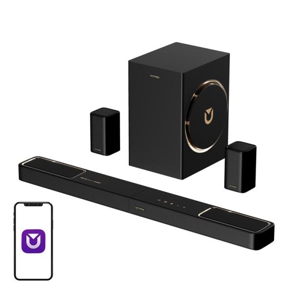 SoundBar + Subwoofer Skywave F40 BOOM 5.1.2 Canais (Preto) - ULTIMEA