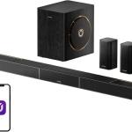 SoundBar + Subwoofer Skywave X40 5.1.2 Canais (Preto) - ULTIMEA
