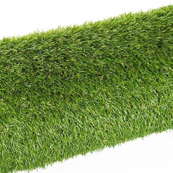 Relva Artificial 25 mm Rolo de Relva Artificial 300x100 cm Realista com Orifícios de Drenagem para Varanda Jardim Pátio Verde