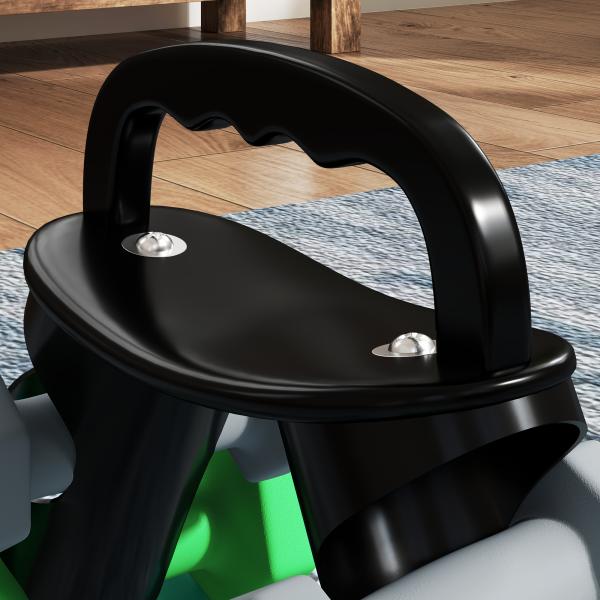 Conjunto de Halteres 2 x 3kg 2 x 4kg e 2 x 5kg Halteres Hexagonais com Suporte de Armazenamento para Treino Multicor