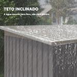 Abrigo de Jardim 280x130x172 cm Abrigo de Exterior de Aço Galvanizado com Porta Corredeira e Ventilações Cinza