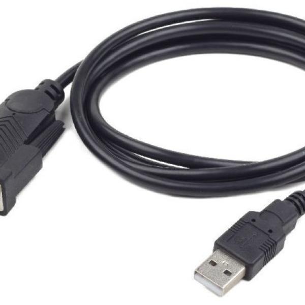 Cabo Adaptador USB2.0 A Macho - DB9 Macho - GEMBIRD