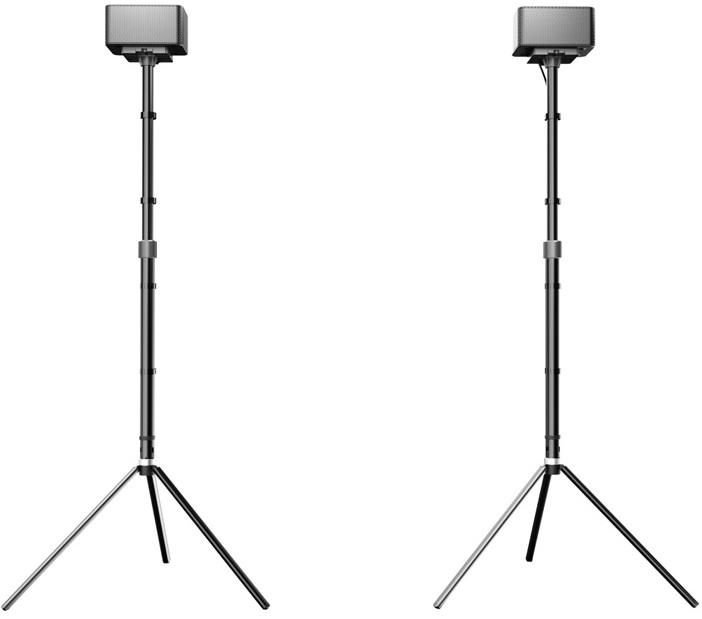 Pack 2x Suportes Steady 300 p/ Soundbares Poseidon (Preto) - ULTIMEA