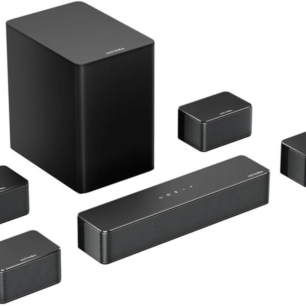 SoundBar + Subwoofer Poseidon D70 7.1 Canais (Preto) - ULTIMEA