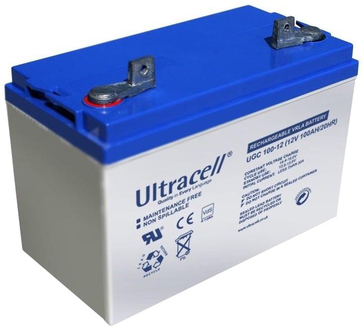 Bateria de Gel 12V 100Ah (330 x 173 x 222 mm) - Ultracell