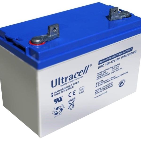 Bateria de Gel 12V 100Ah (330 x 173 x 222 mm) - Ultracell