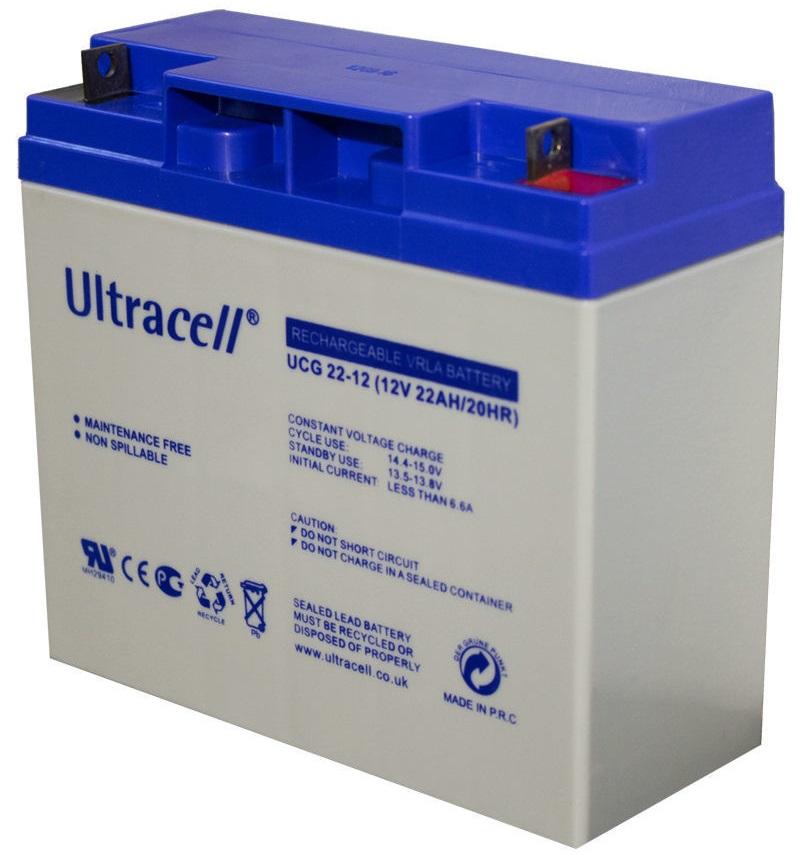Bateria de Gel 12V 22Ah (181,5 x 77 x 168 mm) - Ultracell
