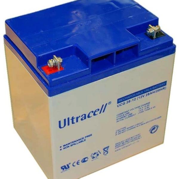 Bateria Gel 12V 28Ah (165 x 125 x 175 mm) - Ultracell
