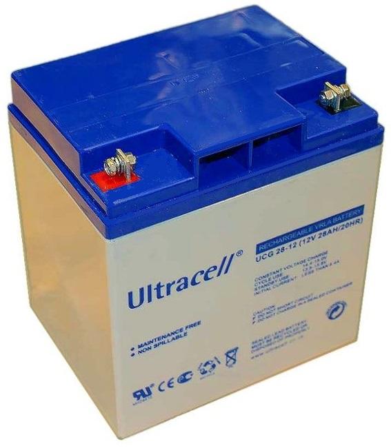 Bateria Gel 12V 28Ah (165 x 125 x 175 mm) - Ultracell