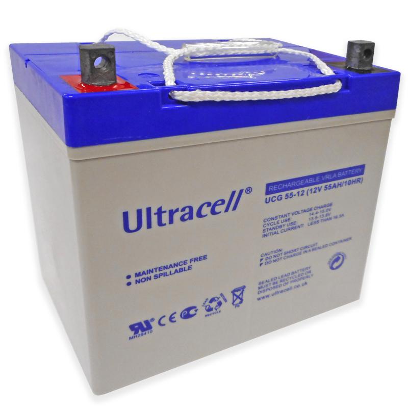 Bateria de Gel 12V 55Ah (229 x 138 x 209 mm) - Ultracell