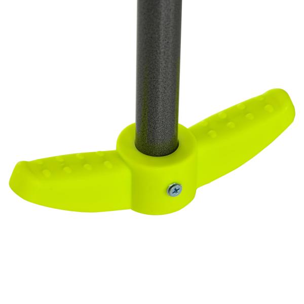 Conjunto de Baloiços Infantil com 2 Baloiços Baloiço Duplo e Estrutura de Aço para Crianças de 3 - 8 Anos 355x184x186 cm Verde