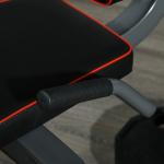 Máquina de Extensão e Flexão de Pernas Ajustável com Carga de Discos para Treino de Glúteos e Coxas em Ginásio