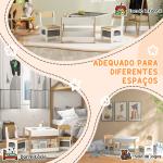 Mesas e Cadeiras Infantis Conjunto 2 em 1 com Armazenamento Mesa 61,5x61,5x48 cm Cadeiras 28,5x30,5x53 cm para Quarto Dormitório Cinza