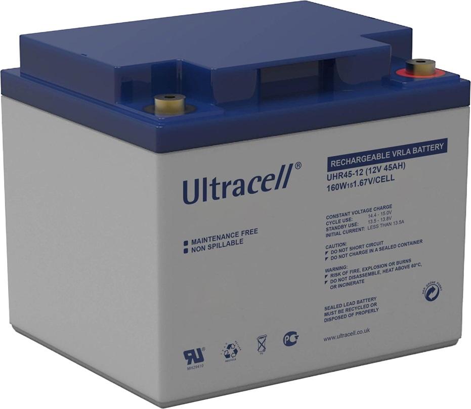 Bateria Longa Duração 12V 45Ah (197 x 165 x 170 mm) - Ultracell