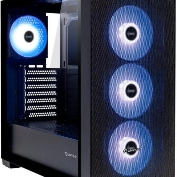 Caixa ATX Revelat Mesh Midi Tower (Preto) - UNYKACH