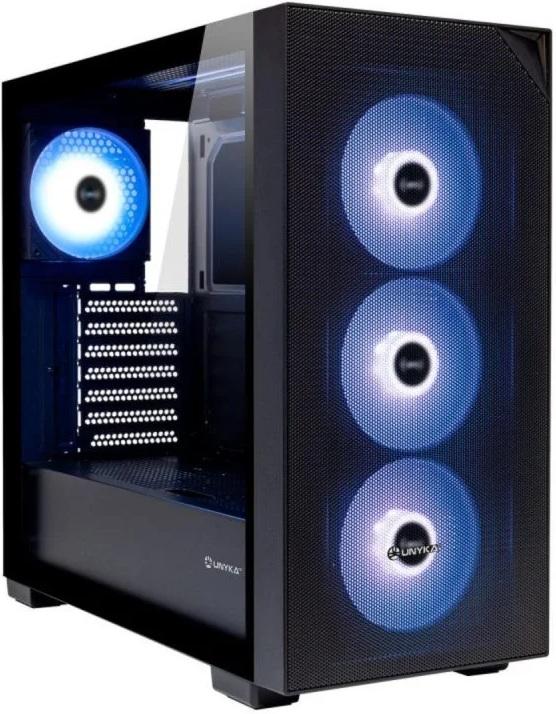 Caixa ATX Revelat Mesh Midi Tower (Preto) - UNYKACH