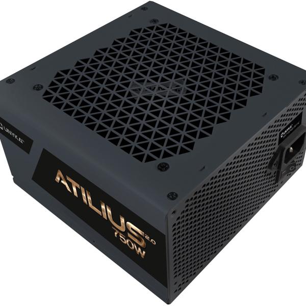 Fonte de Alimentação 20+4 pin ATX Atilius 2.0 750W 80+ Bronze (Preto) - UNYKACH