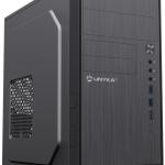 Caixa Micro Atx Unykach Aero C12 V2 USB - A 3.0 USB - C 2.0 + Audio Preta