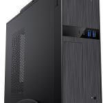 Caixa Slim Unykach UK52112 MicroATX Fonte SFX 450W Suporta 3.5" e 2.5" USB - A 3.2 USB - C e Audio