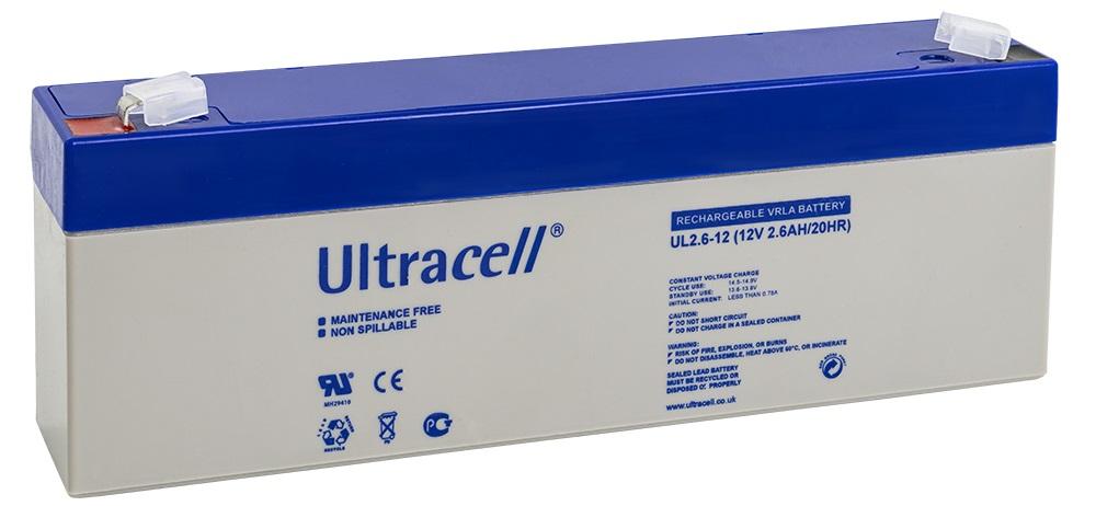Bateria Chumbo 12V 2,6Ah (178 x 35 x 60 mm) - Ultracell