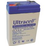 Bateria Chumbo 6V 2,8Ah (66 x 33 x 97 mm) - Ultracell