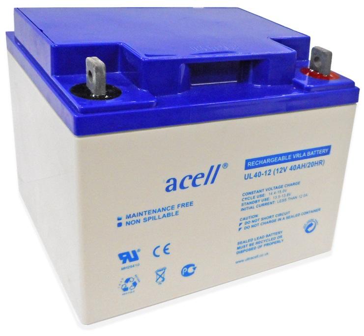 Bateria de Chumbo 12V 40Ah (197 x 165 x 170 mm) - Ultracell