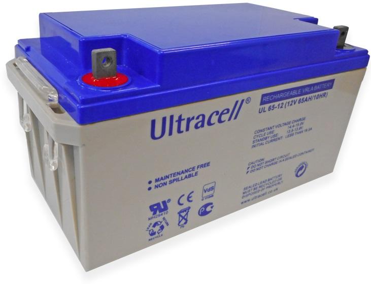 Bateria de Chumbo 12V 65Ah (348 x 167 x 178 mm) - Ultracell