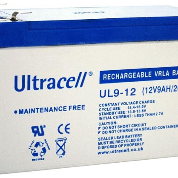 Bateria Chumbo 12V 9Ah (151 x 65 x 93 mm) - Ultracell