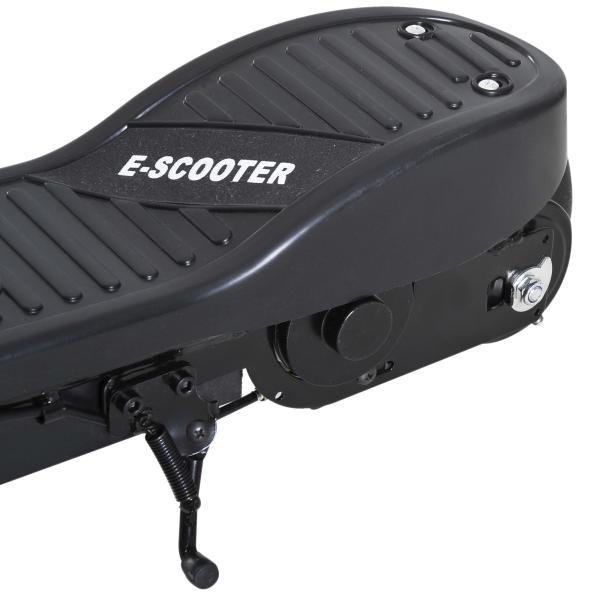 Trotinete Elétrica para Crianças + 7 Anos trotinete Dobrável com Altura Ajustável 24V Bateria Recarregável Velocidade até 12 km/h e Carga 50 kg 74x36x82,5 - 92,5 cm Preto