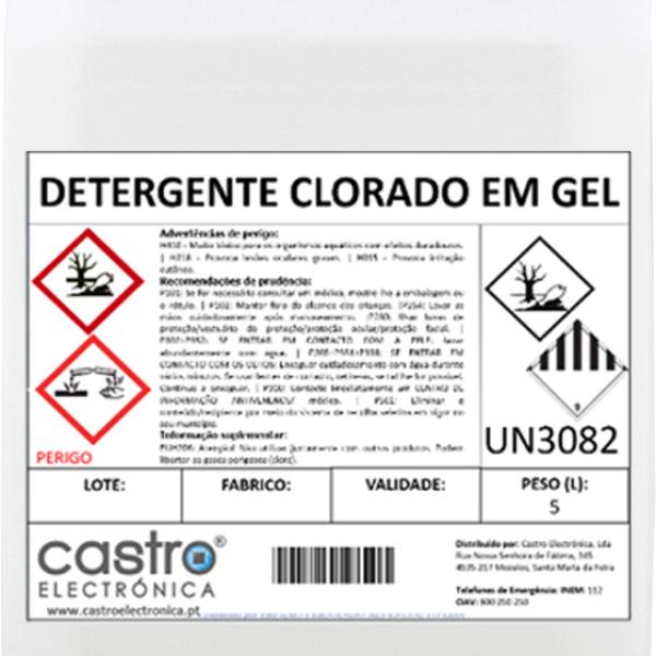 Detergente Clorado em Gel (5L)