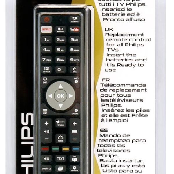 Comando Universal Dedicado p/ TVs LCD PHILIPS - UNITRONIC