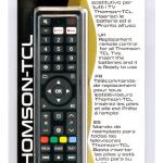 Comando Universal Dedicado p/ TVs LCD THOMSON E TCL - UNITRONIC