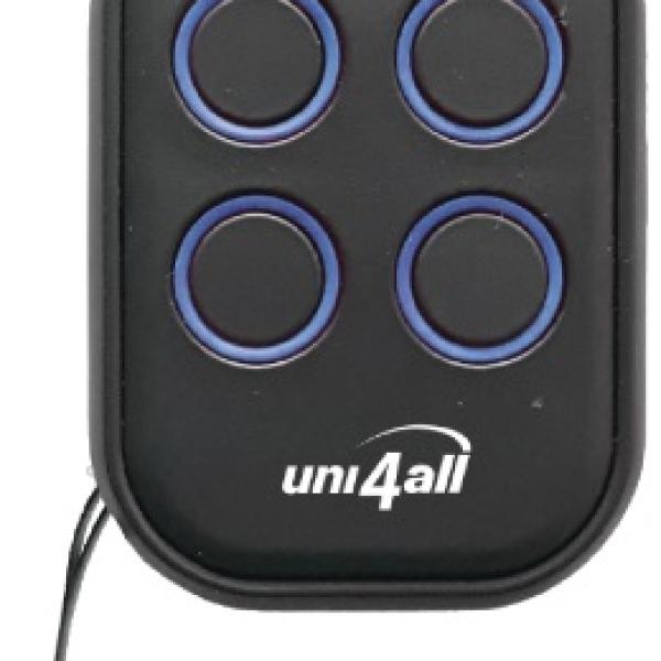 Comando Garagem Auto - Aprendizagem 4 Canais Multi - Frequência Rolling Code/Fixos - UNITRONIC
