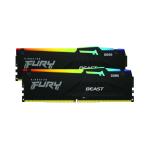 Memória DIMM Kingston Fury Beast RGB 16Gb Kit (2*8Gb) 5600Mhz 1.25V CL40 — Recondicionada