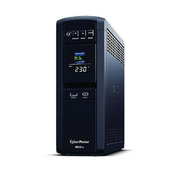UPS Cyberpower CP1600EPFCLCD 1600VA/1000W 6 Saídas PFC Ativo LCD Formato Torre — Recondicionado