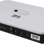 Mini UPS Hale 18W 5V/9V/12V PoE + 15V/24V USB - WELL