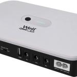 Mini UPS Hale 36W 5V/9V/12V PoE + 15V/24V USB - WELL