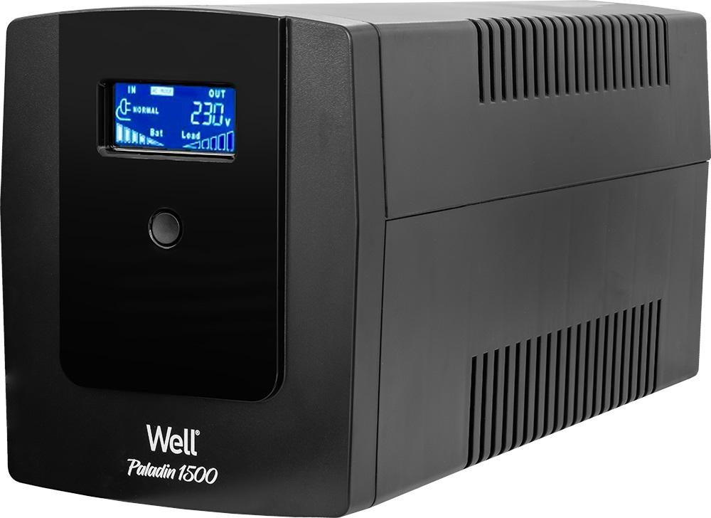 UPS Interactiva 1500VA/900W (3x Schuko) - WELL