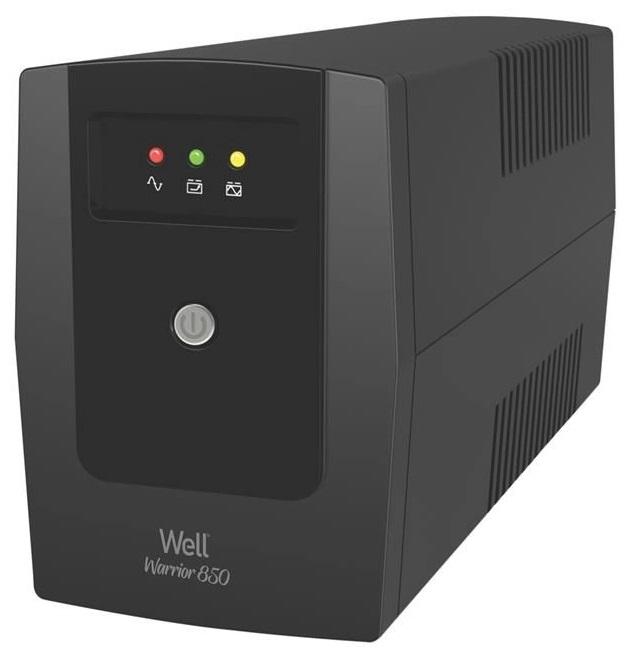 UPS Interactiva 850VA/510W (2x Schuko) - WELL