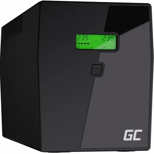 UPS Interactiva 1500VA 900W (4x Schuko + IEC) - GREEN CELL