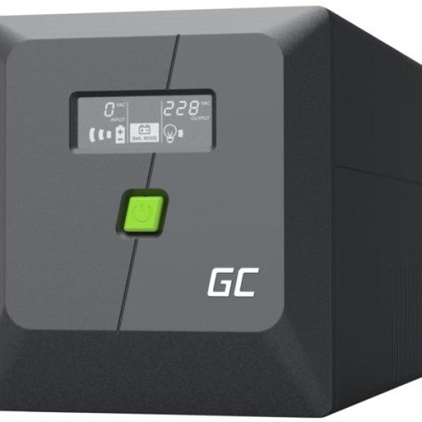 UPS Interactiva 1000VA 600W PowerProof (2x Schuko + 2x IEC) - GREEN CELL