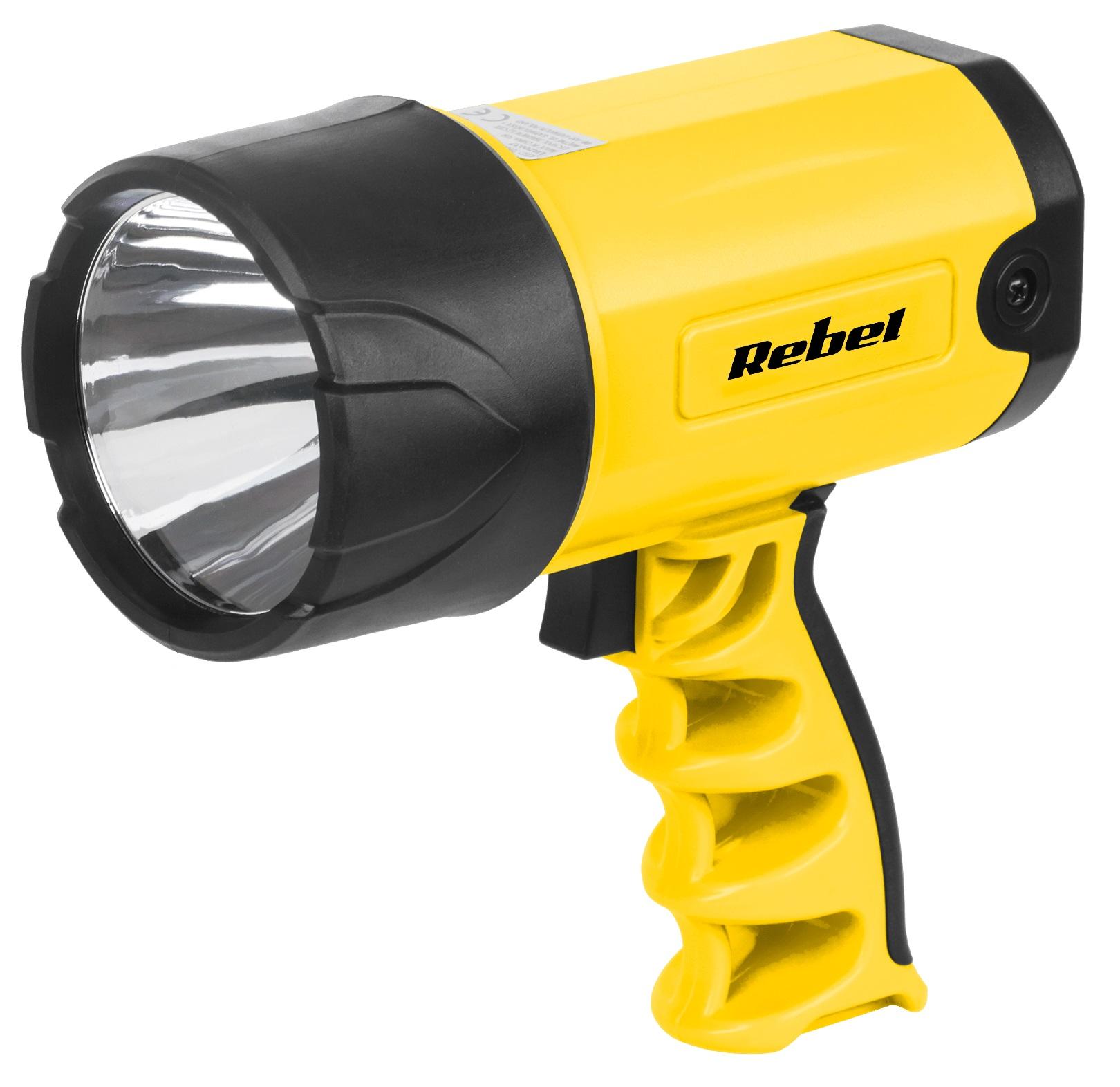 Lanterna CREE LED 3W 150Lm Recarregável (Casa/Carro) - REBEL