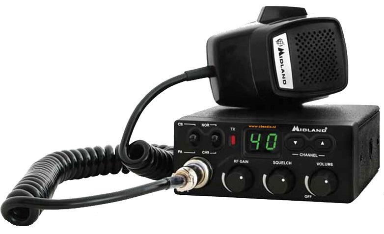 Rádio CB AM/FM - MIDLAND M - ZERO