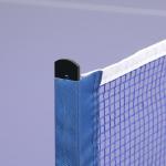 Mesa Dobrável de Ping Pong com Rede 152,5x274x76cm Tênis de Mesa e Material em Aço e MDF na cor Azul
